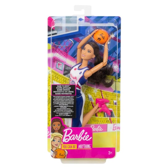 Barbie, lalka Koszykarka, DVF68/FXP06 Barbie