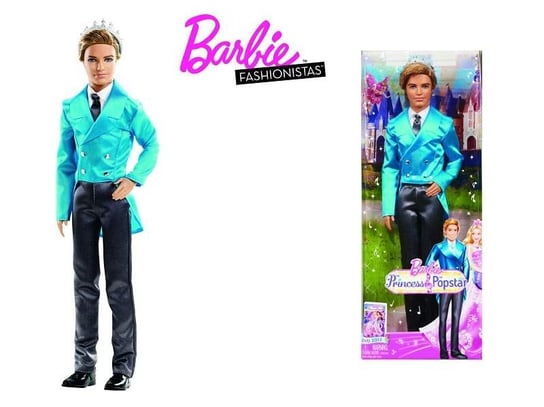 Barbie, lalka Książę, X3692 Barbie
