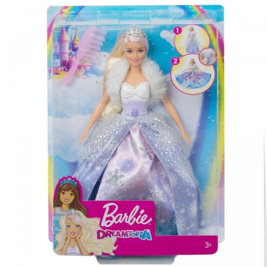 Barbie, lalka Księżniczka Lodowa magia Barbie