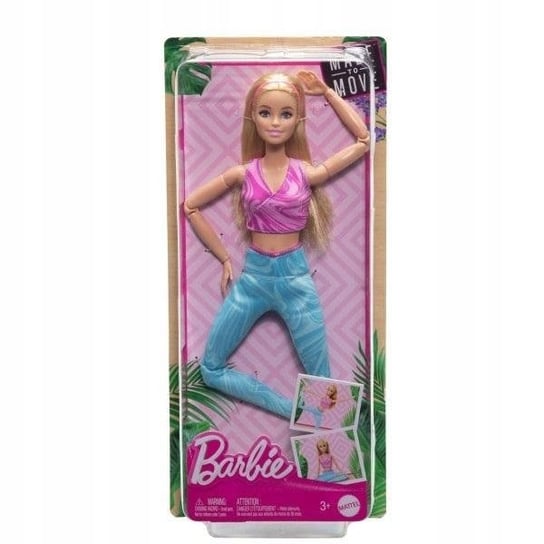 Barbie. Lalka Made To Move Blond Włosy Barbie