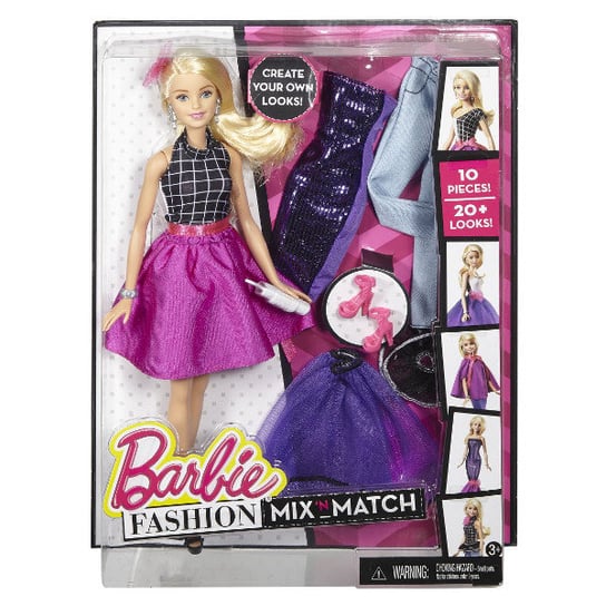 Barbie, lalka Modowe przebieranki Blond Barbie