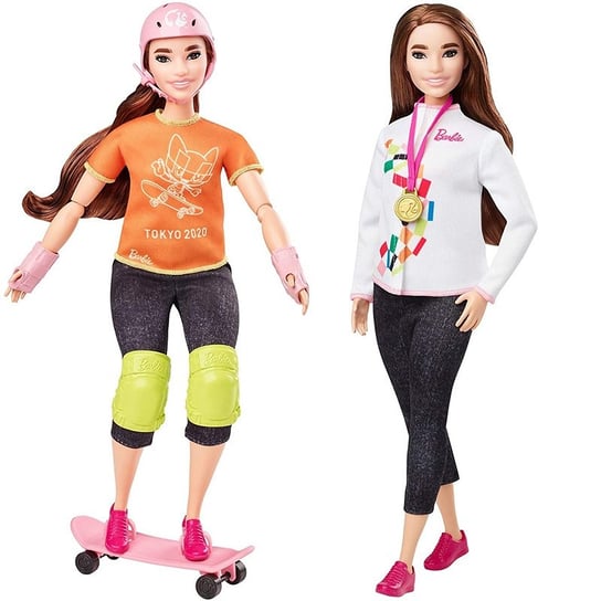 Barbie, lalka Olimpijka skateboardzistka Barbie