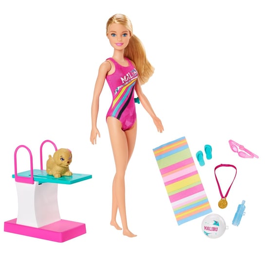 Barbie, lalka Pływaczka, GHK23 Mattel