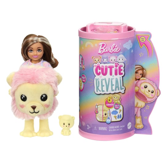Barbie, Lalka Słodkie stylizacje Cutie Reveal Chelsea Lew HKR21 Barbie