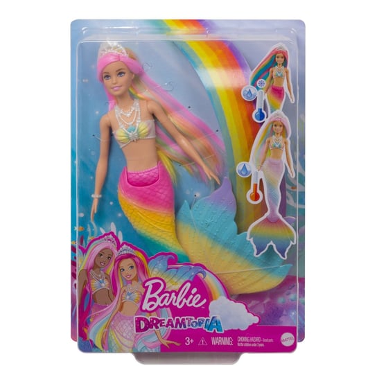 Barbie, Lalka syrenka, Dreamtopia, Tęczowa Przemiana Barbie