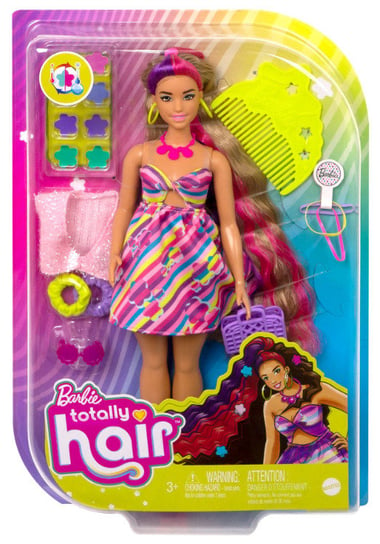 Barbie Lalka Totally Hair Kwiaty Barbie