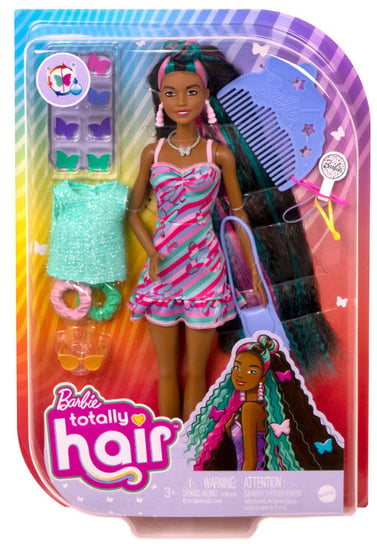 Barbie Lalka Totally Hair Motylki Barbie