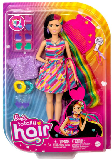 Barbie Lalka Totally Hair Serca Barbie