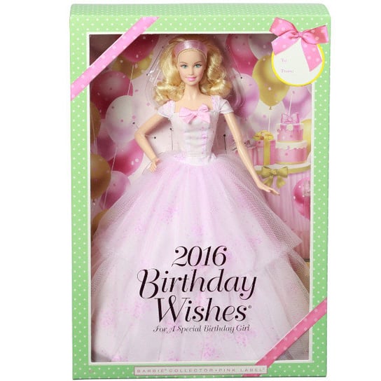 Barbie, lalka Urodzinowe życzenia Barbie