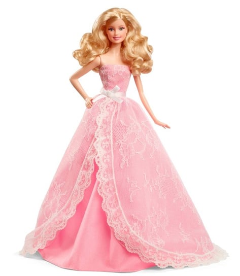Barbie, lalka Urodzinowe życzenia, CFG03 Barbie