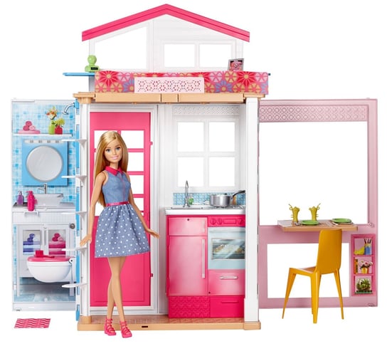Barbie, lalka z domkiem Barbie