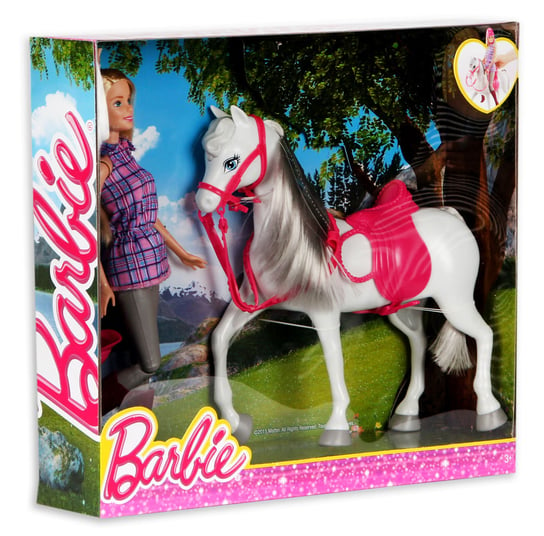 Barbie, lalka z koniem, DHB68 Barbie