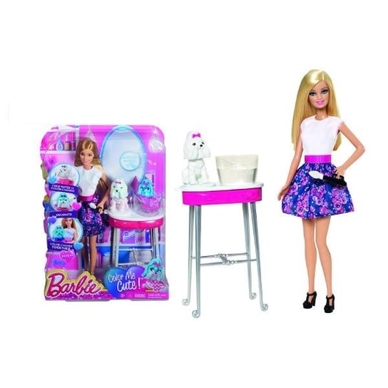 Barbie, lalka z pieskiem, CFN40 Barbie
