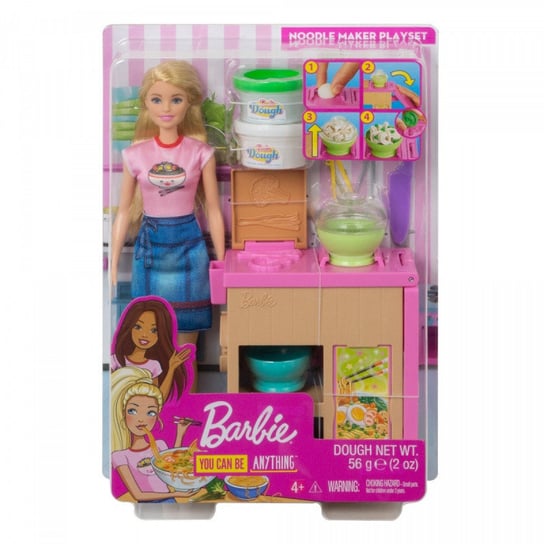 Barbie, lalka z zestawem Domowy Makaron Barbie