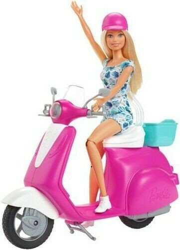 Barbie, lalka ze skuter Barbie
