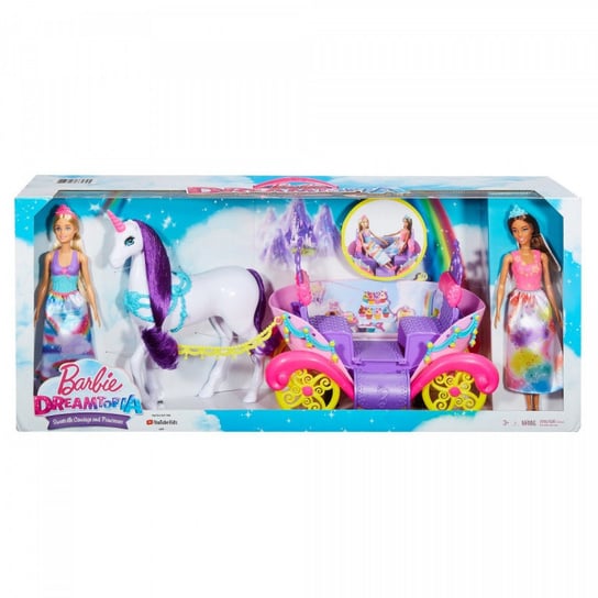 Barbie, lalki i Karoca Dreamtopia, zestaw Barbie