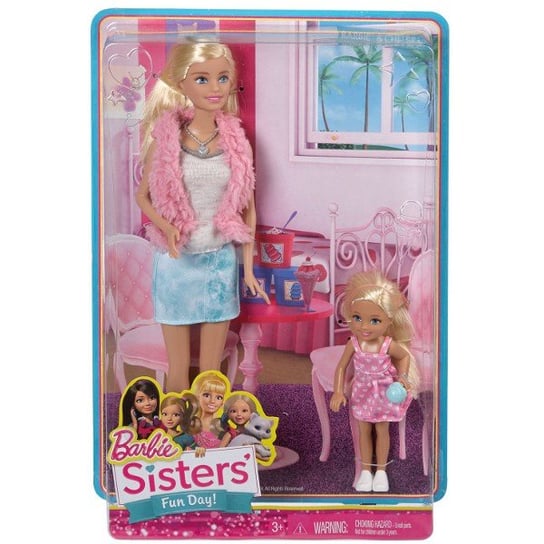Barbie, lalki Siostry Barbie i Chelsea Barbie