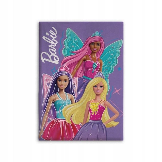 Barbie Lalki Super Księżniczki Wróżki Narzuta Kocyk Koc Polarowy 100X140 Aymax