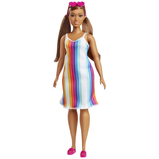 Barbie Loves the Ocean, lalka, sukienka w paski Barbie
