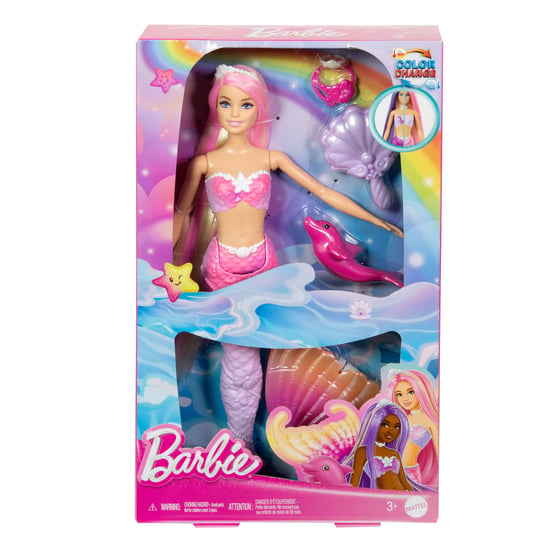 Barbie Malibu, lalka, Syrenka zmieniająca kolor Barbie