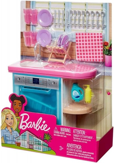 Barbie, mebelki do domku - zmywarka, FXG33/FXG35 Barbie