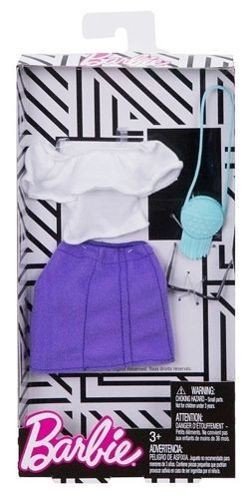 Barbie, Modne kreacje, ubranie dla lalki, zestaw, FKT01 Barbie