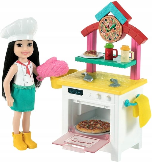 Barbie, Możesz być Kariera, zestaw pizzeria, Chelsea Barbie