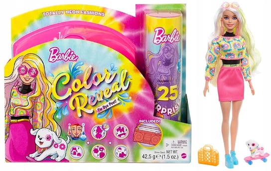 BARBIE NIESPODZIANKA Color Reveal TOTALLY NEON D26 Barbie