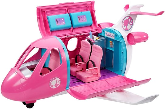 Barbie, samolot dla lalki, zestaw Barbie