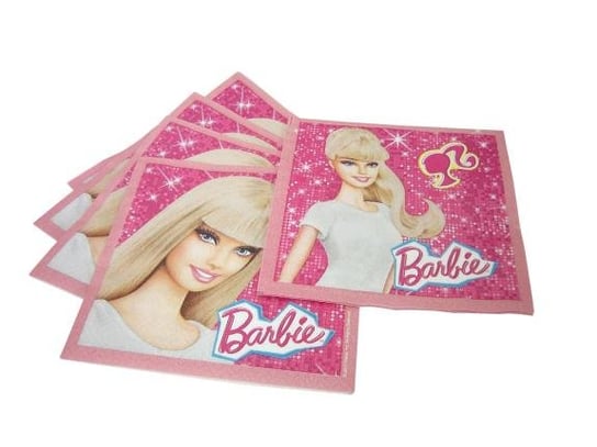 Barbie, serwetki trójwarstwowe Barbie
