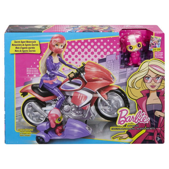 Barbie Tajne Agentki, motocykl Agentki Spy Barbie