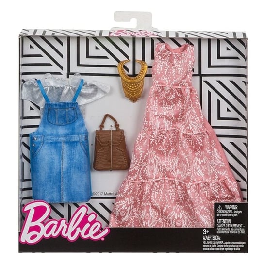 Barbie, ubranka i akcesoria, zestaw, FKT31 Barbie