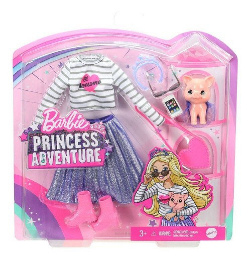 Barbie, ubranko dla lalki Przygody Księżniczek Barbie