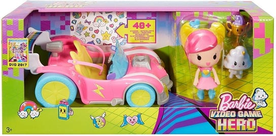 Barbie w świecie gier, pojazd i minifigurki Barbie