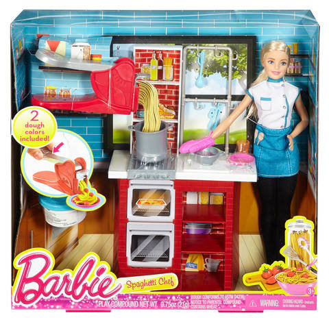 Barbie, zestaw Bar Spaghetti, DMC36 Barbie