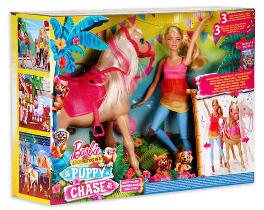 Barbie, zestaw Barbie i tańczący koń, DMC30 Barbie