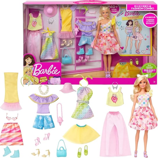 Barbie Zestaw Delux Lalka, 40 Stylizacji, Gfb83 Barbie