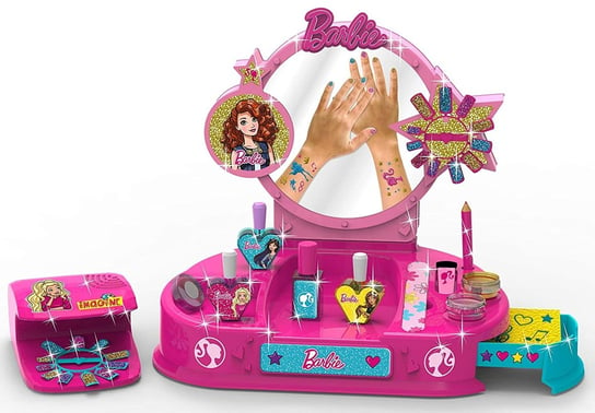 Barbie, zestaw kreatywny Brokatowe Studio Paznokci Barbie