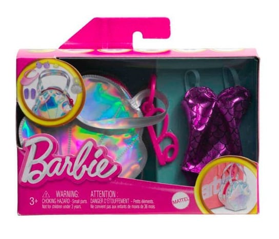 BARBIE Zestaw modowy premium, fioletowy kostium Mattel