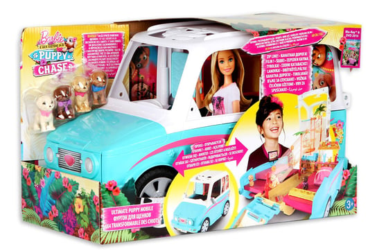 Barbie, zestaw Wakacyjny pojazd piesków Barbie