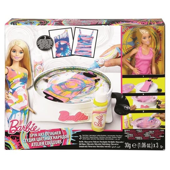 Barbie, zestaw Zakręcone wzory zestaw i lalka Barbie