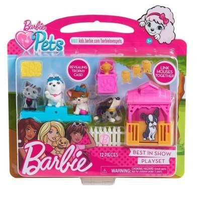 Barbie, zestaw zwierzątek Pets Best Mattel