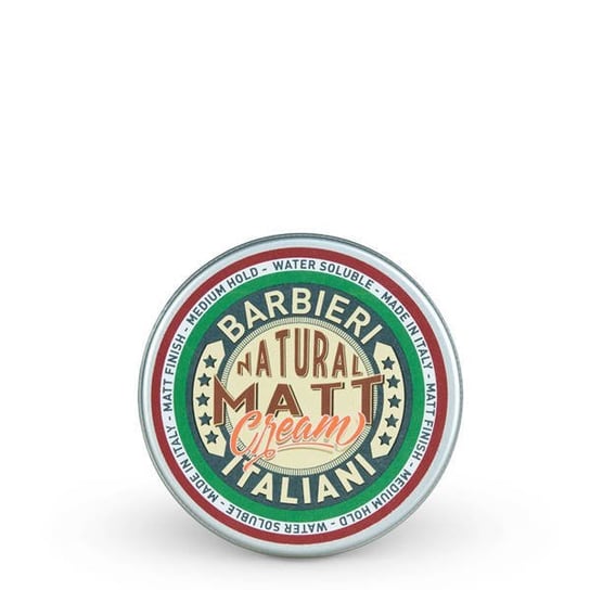 Barbieri Italiani Natural Matt Cream Medium Hold Krem do Włosów O Średnim Utrwaleniu 100ml Barbieri Italiani