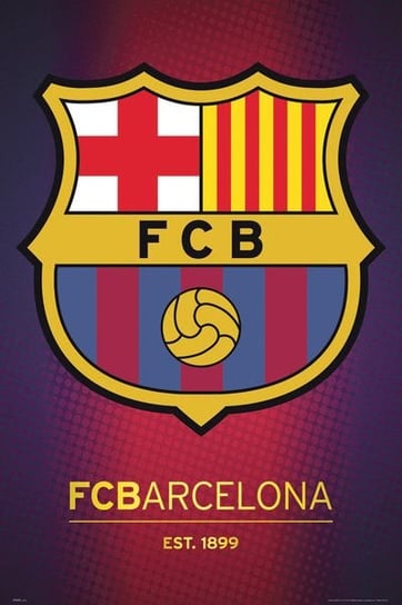 Barcelona Club Crest 2013 - plakat 61x91,5 cm FC Barcelona