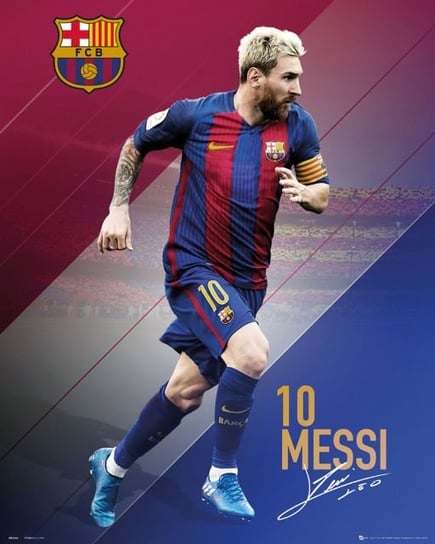 Barcelona Lionel Leo Messi 16/17 - plakat 40x50 cm FC Barcelona
