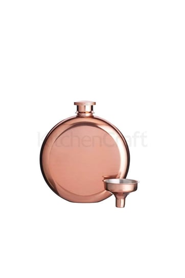 BarCraft Stainless Steel Copper Finish 140ml Hip Flask PPD