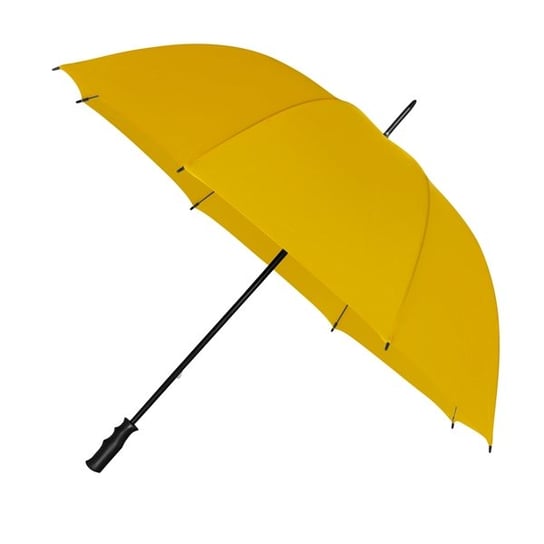 Bardzo duży parasol damski w kolorze żółtym, lekki Impliva