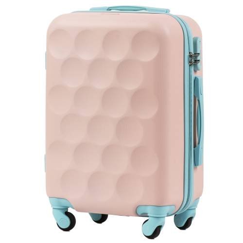 Bardzo Mała kabinowa walizka KEMER WINGS KD02 XS Różowa KEMER