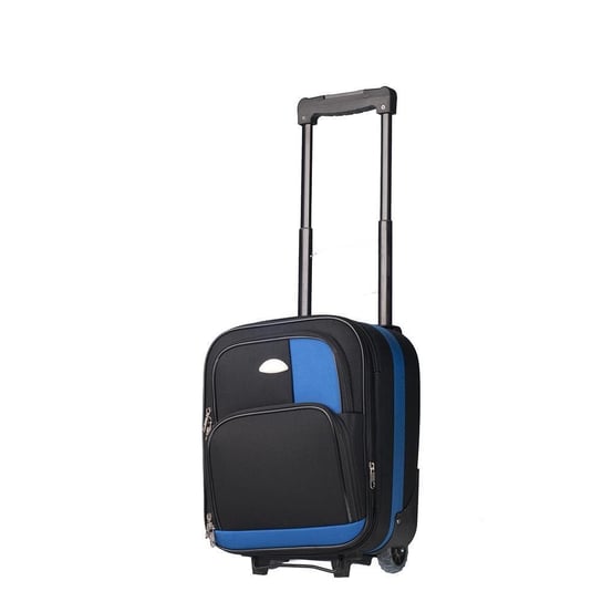 Bardzo mała walizka PELLUCCI RGL 652 WIZZ Czarno niebieska Inna marka