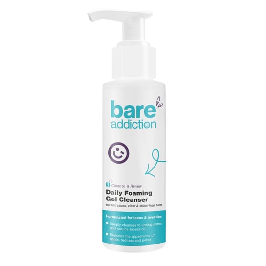 Bare addiction, Żel do mycia twarzy, cera tłusta i trądzikowa, kwas salicylowy 2%, 150 ml Bare addiction